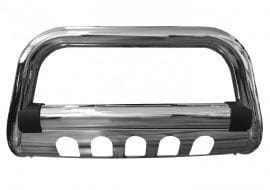 Bullbar inox cu scut Fiat Fullback 2016, 2017, 2018 Ø76mm MTA646