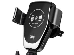 Suport auto grila ventilatie + ventuza 10W gravitational cu incarcare wireless Qi Standard Fast Charge Type-C - CWCPH-Z054
