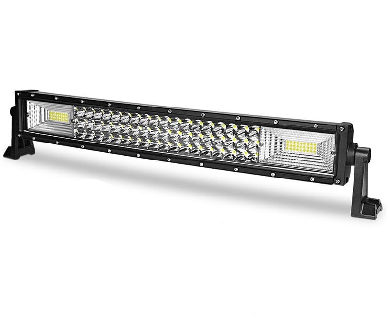 LED Bar Auto Curbat 324W, leduri pe 3 randuri, 12V-24V, 22680 Lumeni, 21,5"/54,6 cm, Combo Beam 12/60 Grade