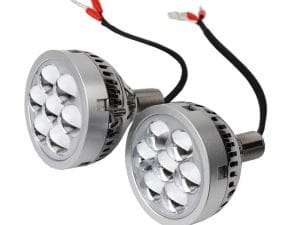 Set 2 proiectore LED 3" pentru faza lunga auto / moto cu lumina de zi DRL 35W, 12V, 3000Lm - i6