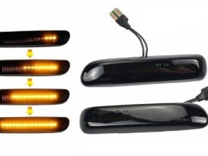 Set 2 Semnalizari Aripa LED Dinamice BMW E46, E46 Compact Non-Facelift - D0247