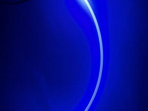 Lumini ambientale Albastre cu 2 surse LED si 2m Fibra optica - FK-S2M2L-BLUE