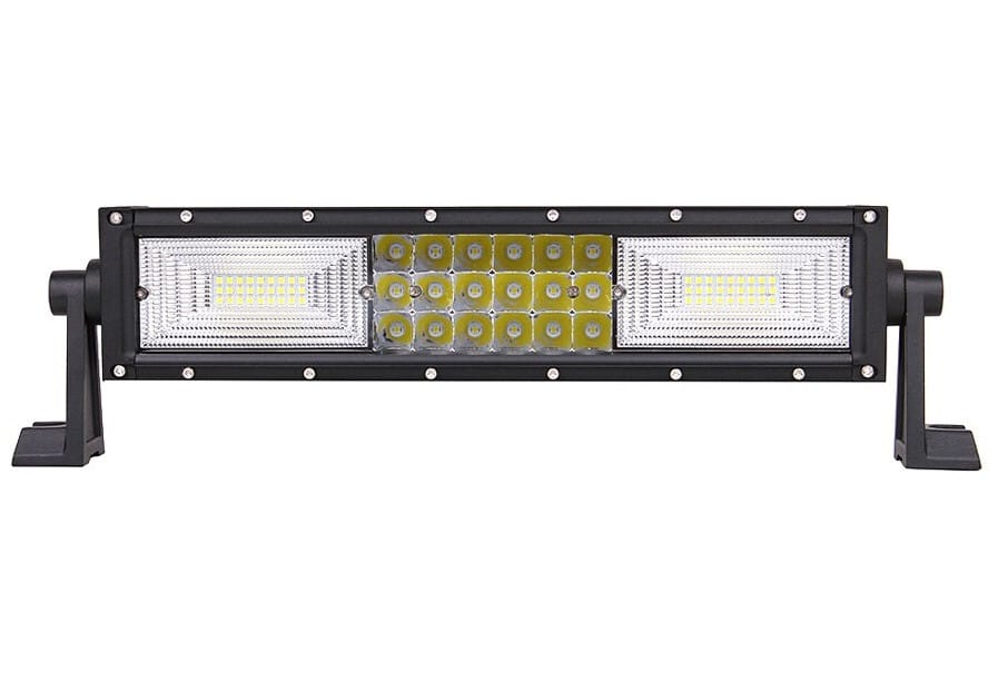 LED Bar Auto Curbat 216W, leduri pe 3 randuri, 12V-24V, 15120 Lumeni, 13,5"/34,2 cm, Combo Beam 12/60 Grade