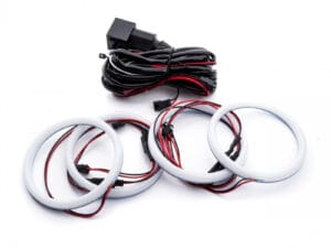 Kit Angel Eyes LED COTTON pentru BMW X1 E84 - 2x106mm, 2x120mm
