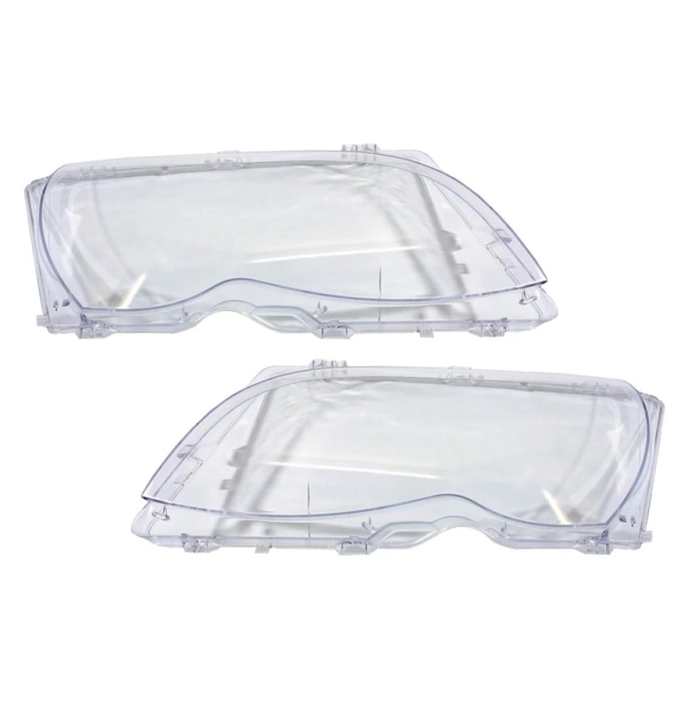 Set 2 sticle faruri pentru BMW Seria 3 E46 Facelift (2001 - 2005) - HB011