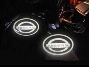 Proiectoare Portiere cu Logo Nissan - BTLW019