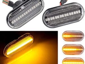 Set 2 Semnalizari Aripa Dinamice pentru Dacia Duster, Logan, Lodgy, Dokker - D0455