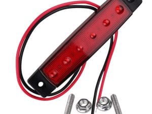 Lampa gabarit auto cu LED 24V Rosie LG-6SMD-24V-ROSU
