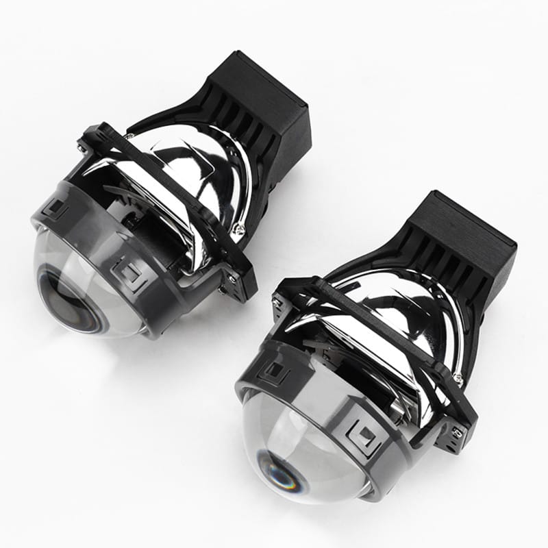 Lupe Bi Led Auto 3" putere 55W luminozitate 10.000 Lumeni 5500k 12V i8-Pro