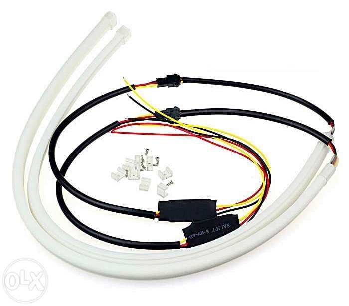 Lumini de zi cu semnalizare tip Tub Neon Flexibil 60 cm DRL-60AG