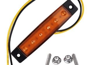 Lampa gabarit auto cu LED 12V Galbena LG-6SMD-12V-GALBEN