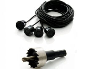 Set 4 senzori parcare 22mm diferite culori cu freza inclusa