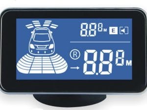 Senzori parcare fata spate cu temporizare cu 8 senzori si display LCD KC-6000J