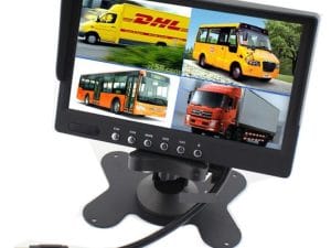 Display auto de 7" cu 4 canale, 12V - 24V, D710 cu telecomanda