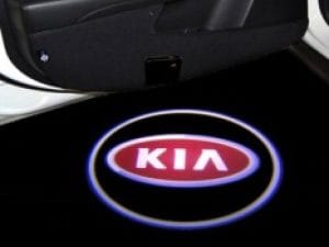 Proiectoare Portiere cu Logo KIA - BTLW069 (KI)