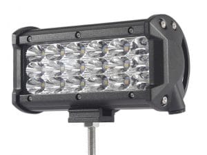 LED Bar Auto 54W, leduri pe 3 randuri, 12V-24V, 3780 Lumeni, 5"/12,7 cm, Spot Beam 12 Grade