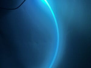 Lumini ambientale Ice Blue cu 2 surse LED si 2m Fibra optica - FK-S2M2L-ICEBLUE