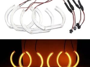 Kit Angel Eyes Galben LED DTM pentru BMW Seria 3 F30, Seria 4 F36